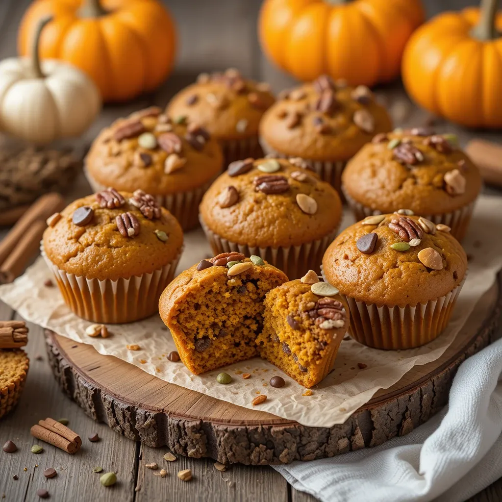 Almond Flour Pumpkin Muffins