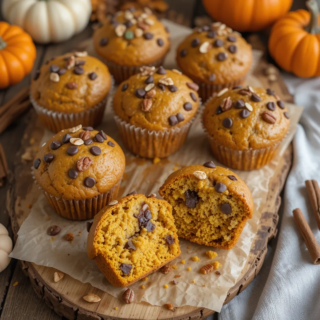 Almond Flour Pumpkin Muffins