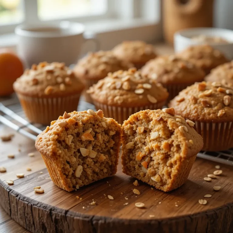 Apple Carrot Oatmeal Muffins