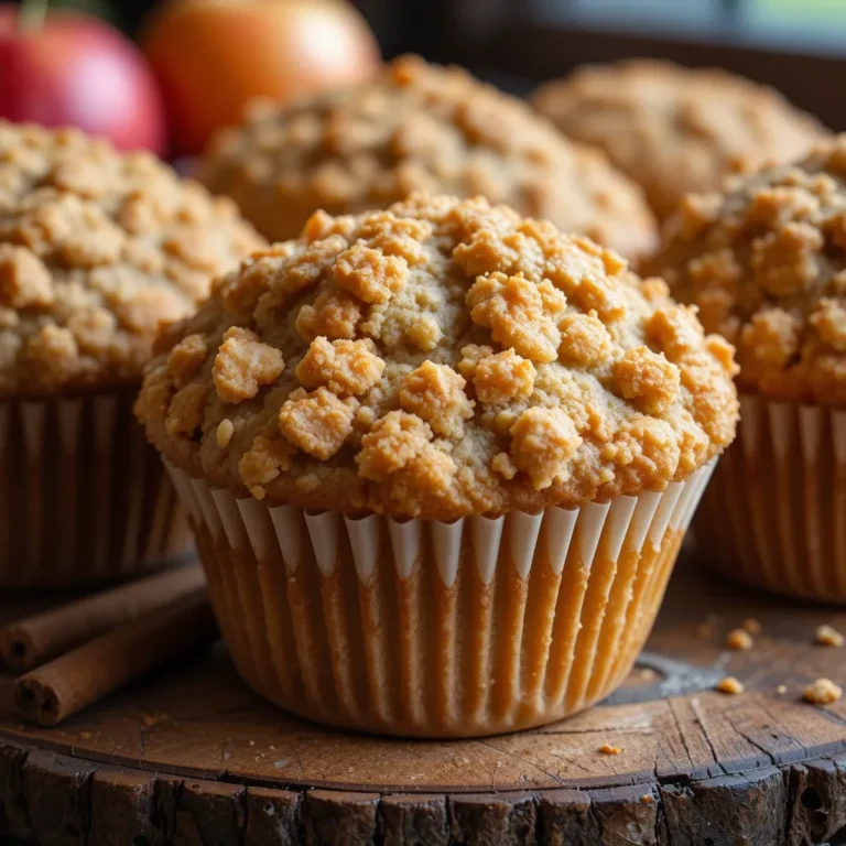 Apple Muffins Crumb Topping