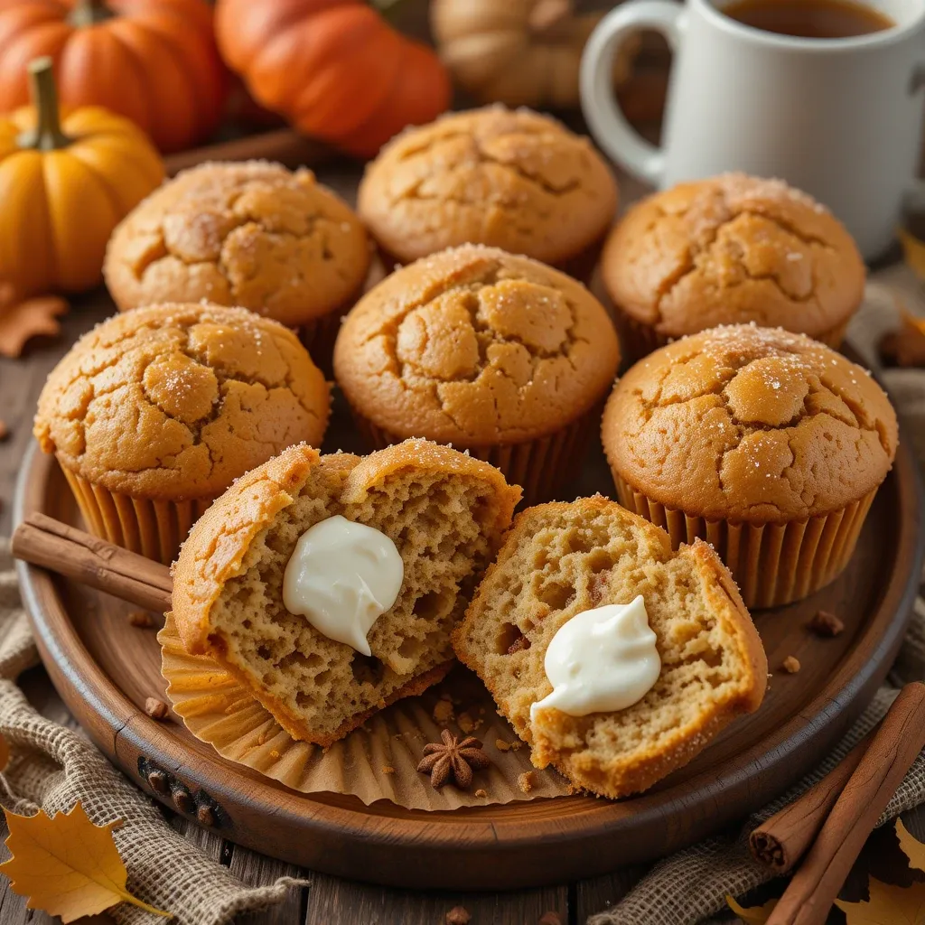 Apple Muffins Sour Cream