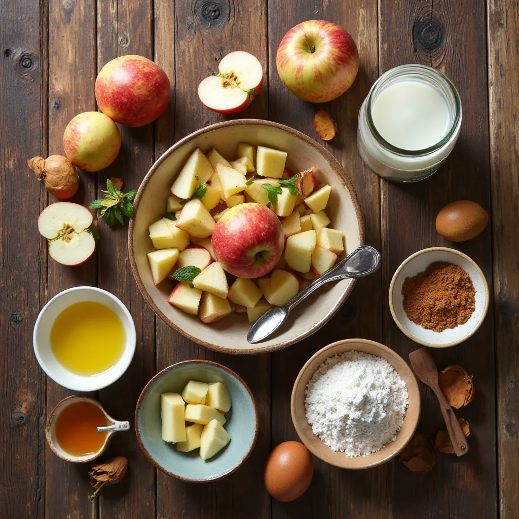 Apple Muffins Sour Cream