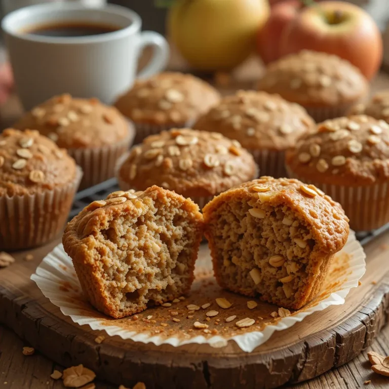 Apple Muffins with Oats
