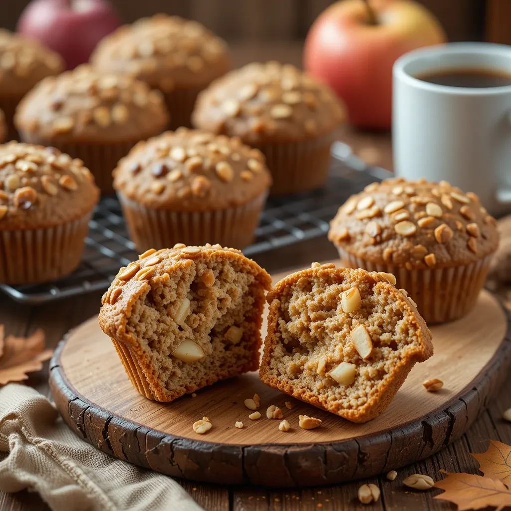 Apple Muffins with Oats