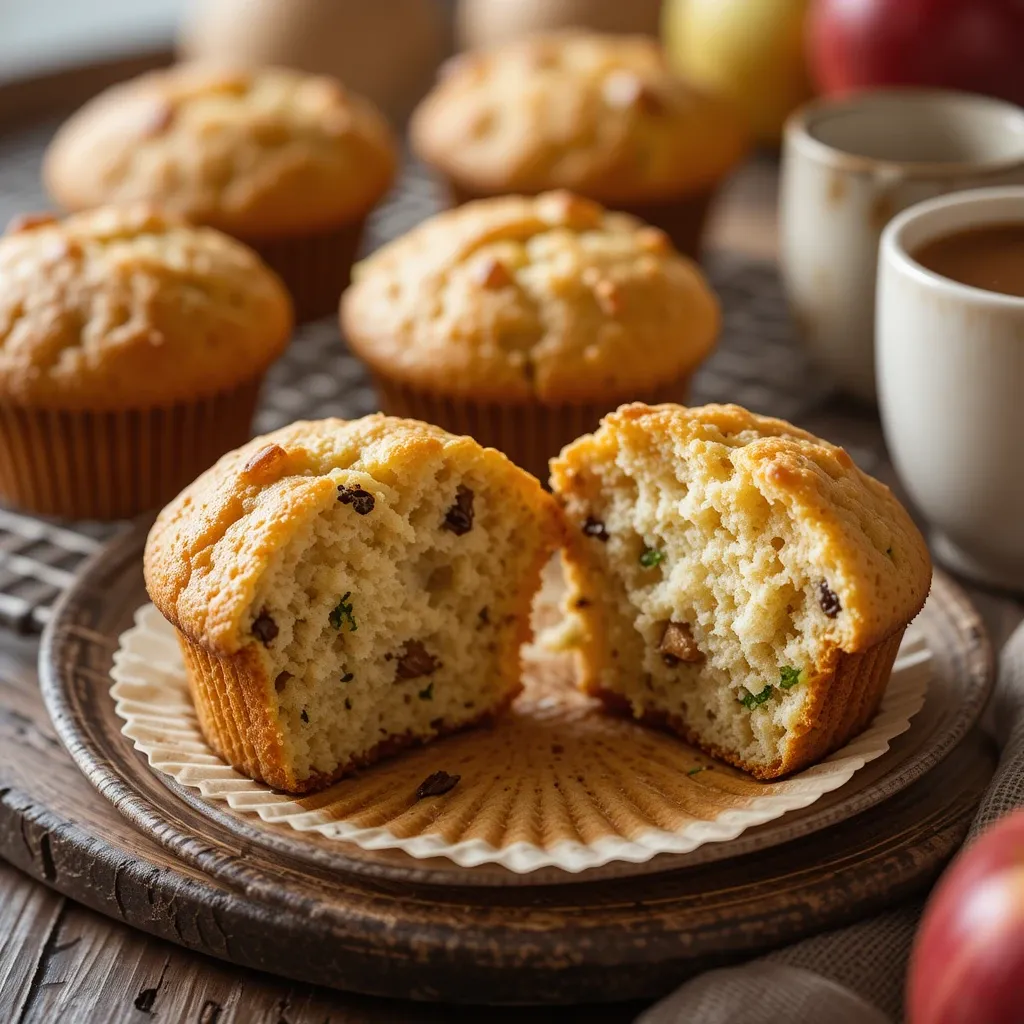 Apple and Zucchini Muffins