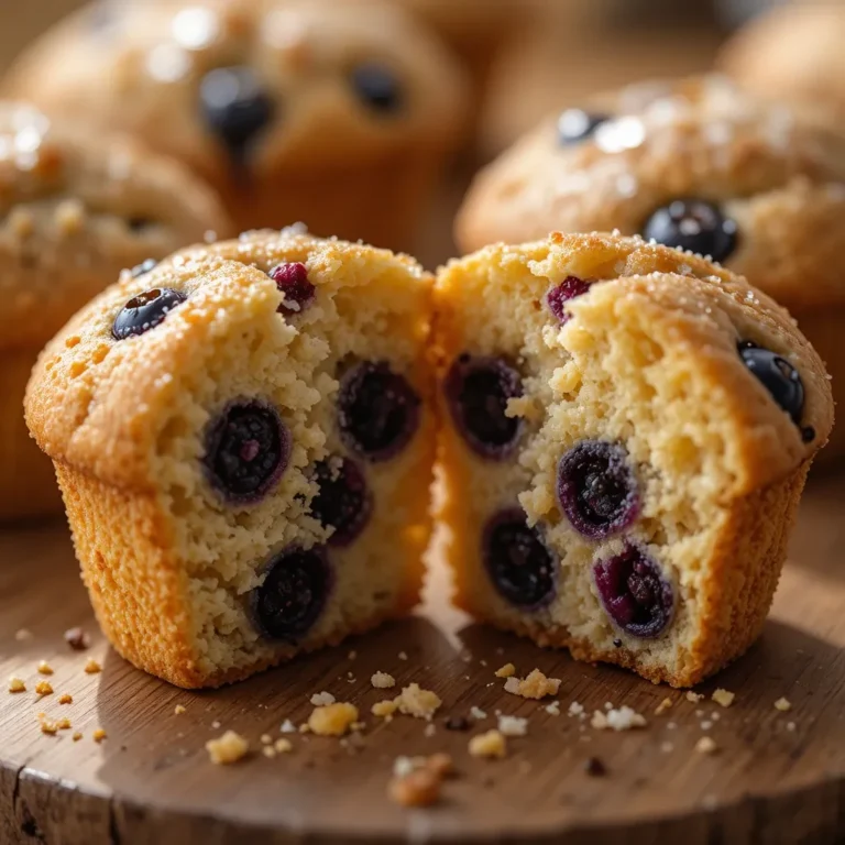 Blueberry Cornbread Muffins