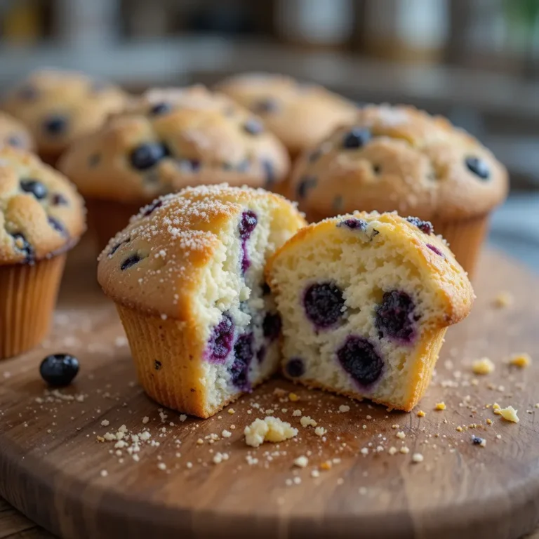 Blueberry Lemon Yogurt Muffins