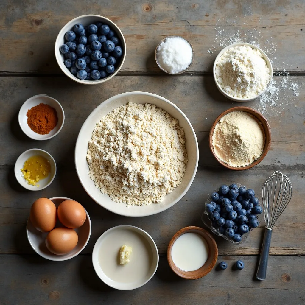 Blueberry Muffins Almond Flour
