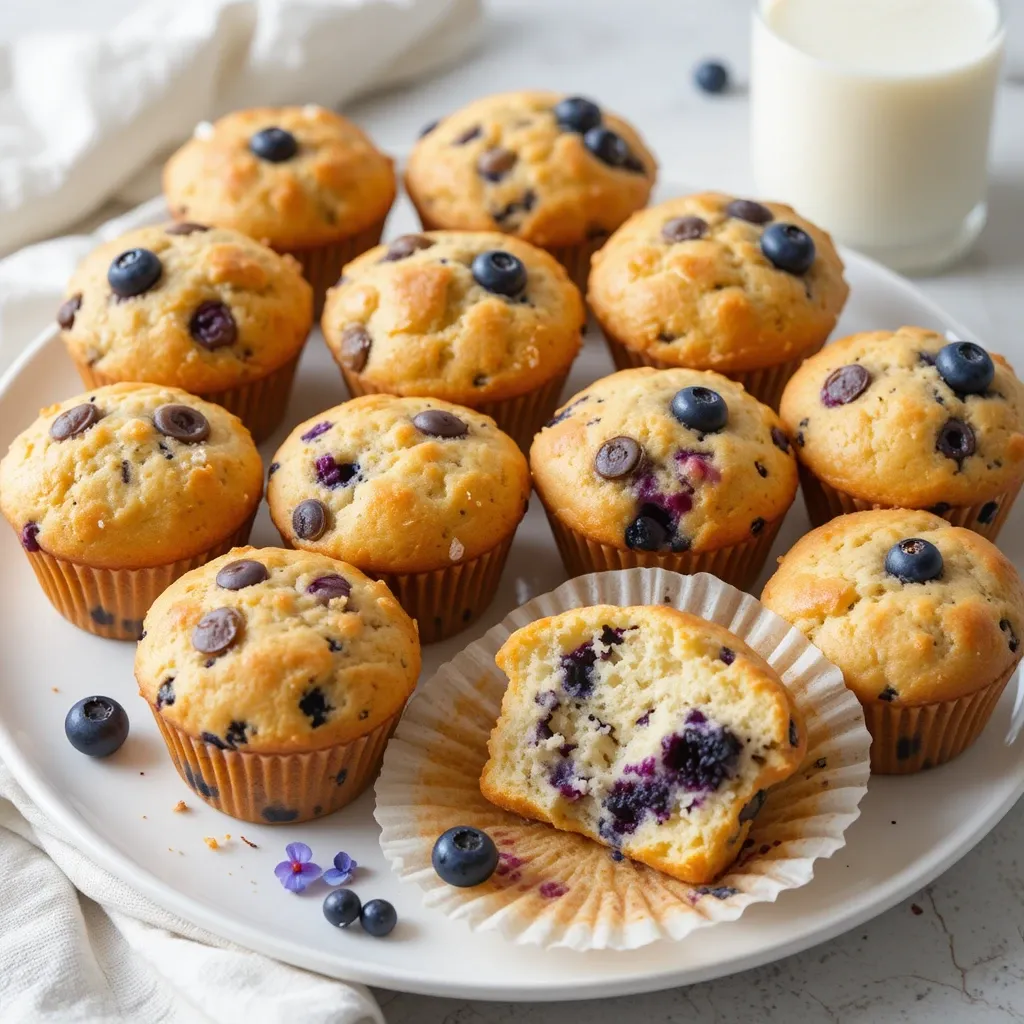 Blueberry Muffins No Butter