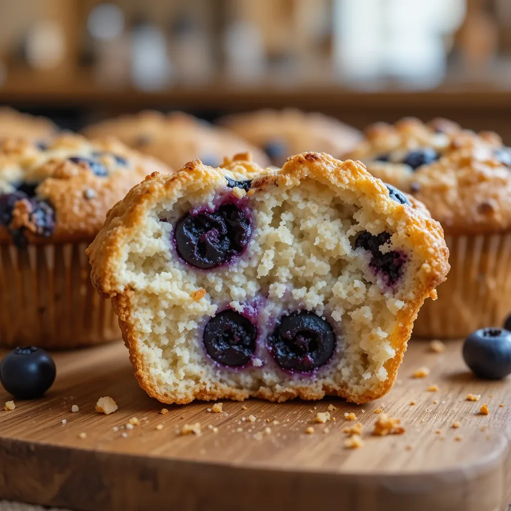 Blueberry Muffins No Milk