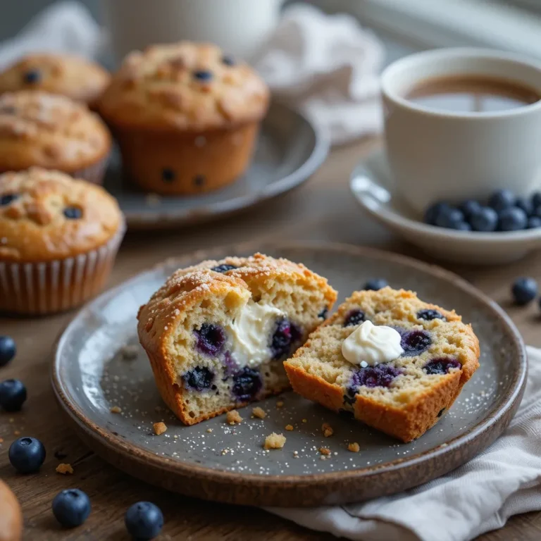 Blueberry Muffins with Yogurt
