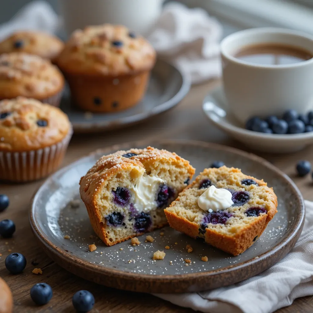 Blueberry Muffins with Yogurt
