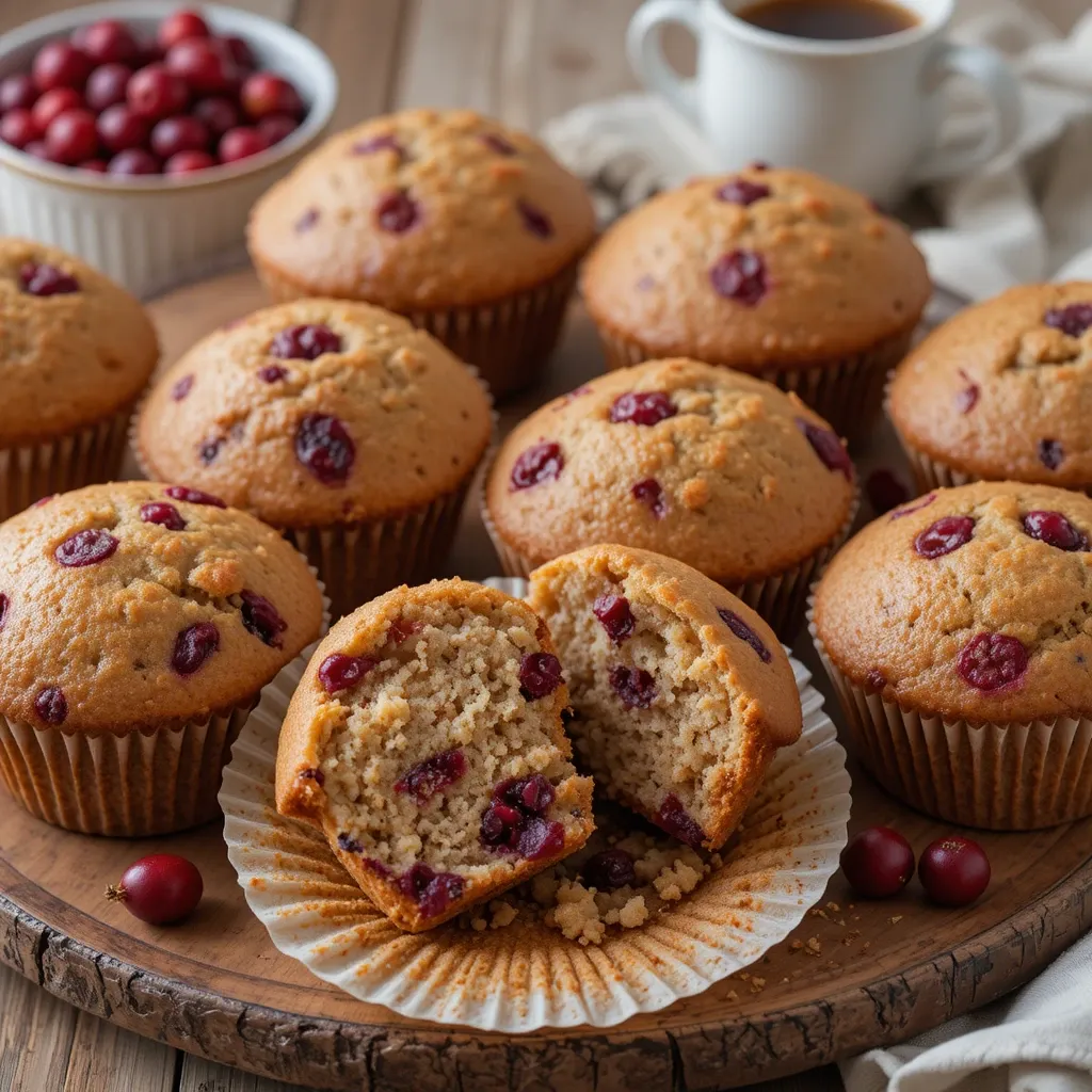 Bran Cranberry Muffins