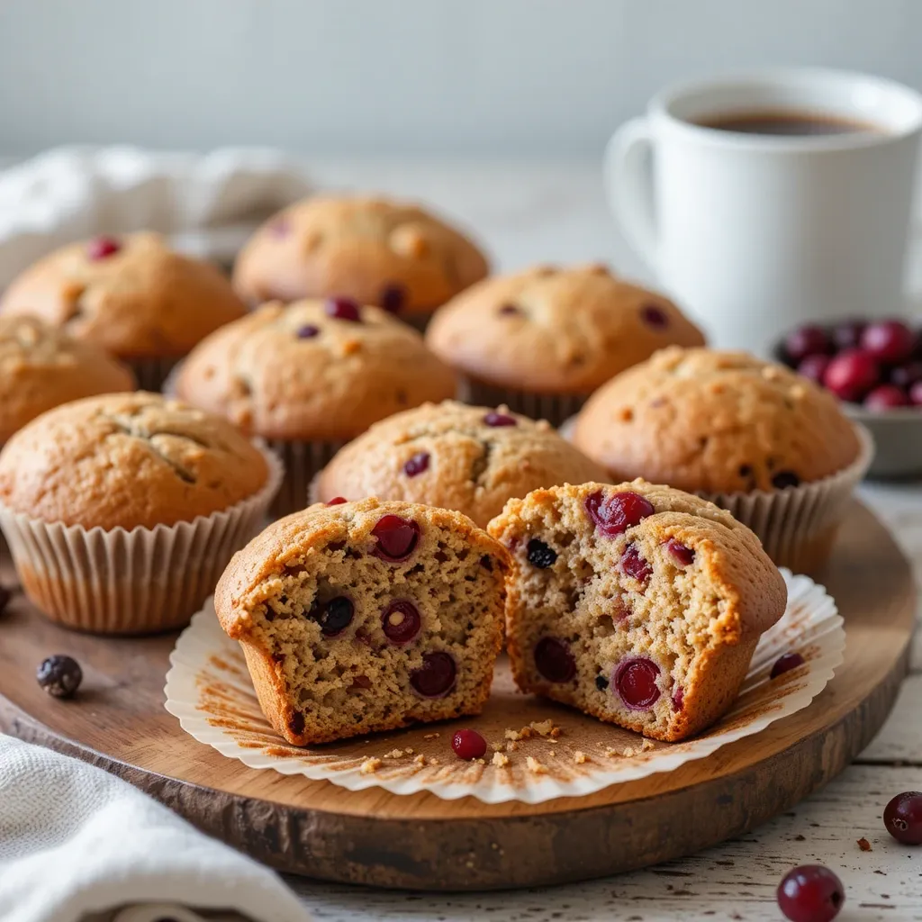 Bran Cranberry Muffins