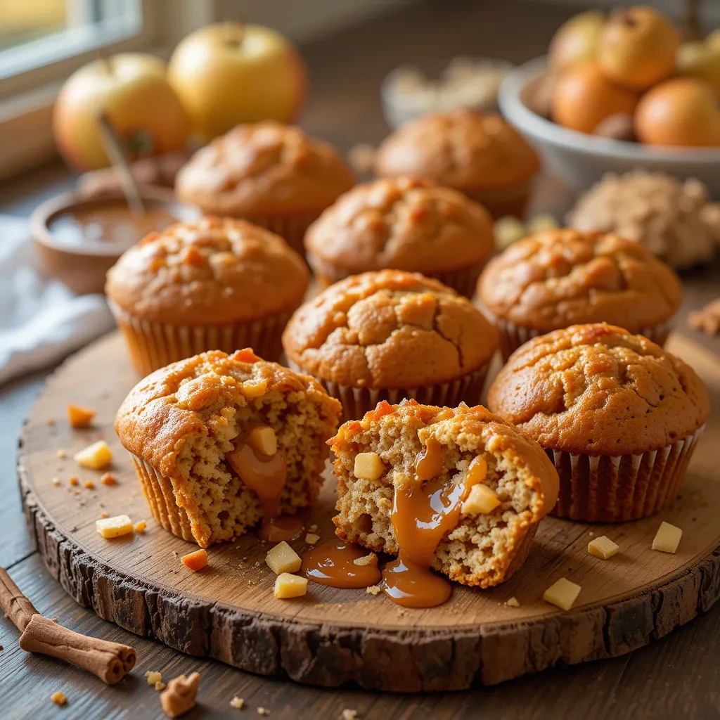 Caramel Apple Muffins