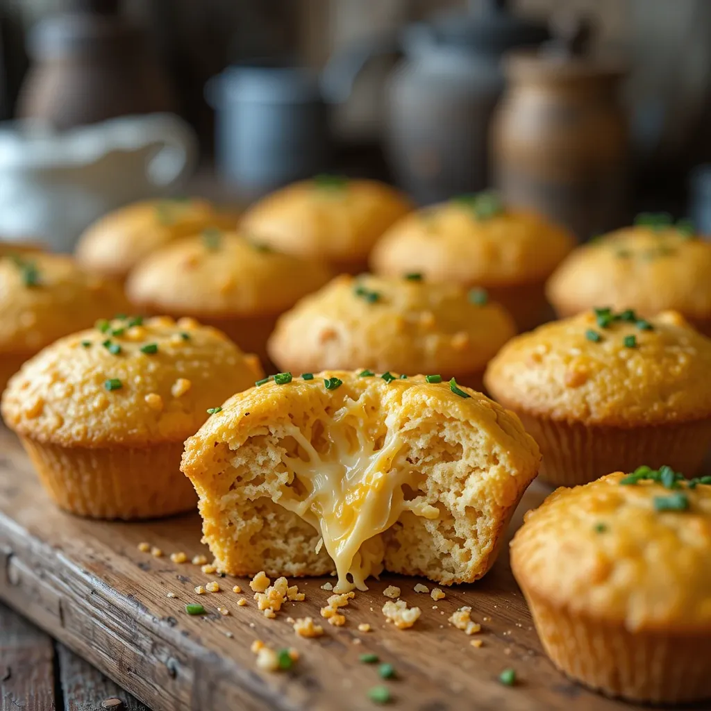 Cheese Cornbread Muffins