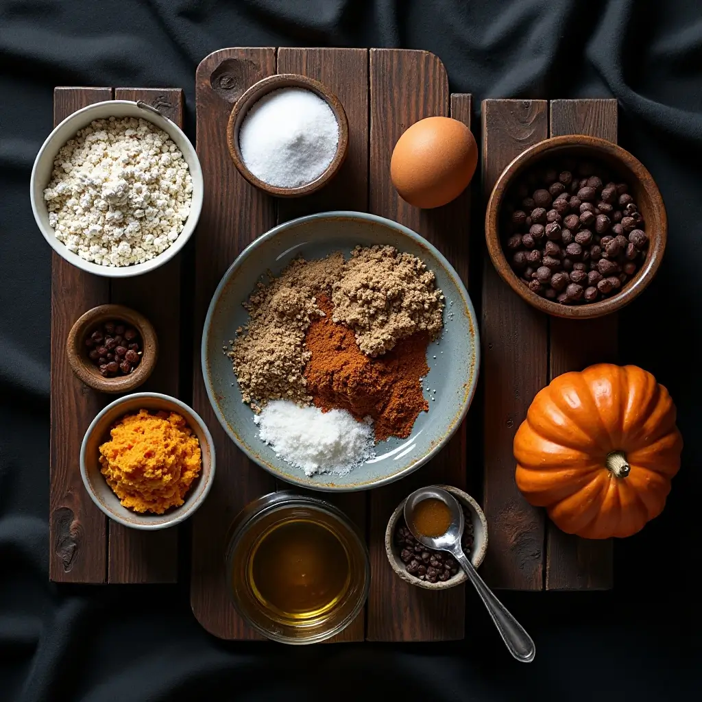 Chocolate Pumpkin Muffins