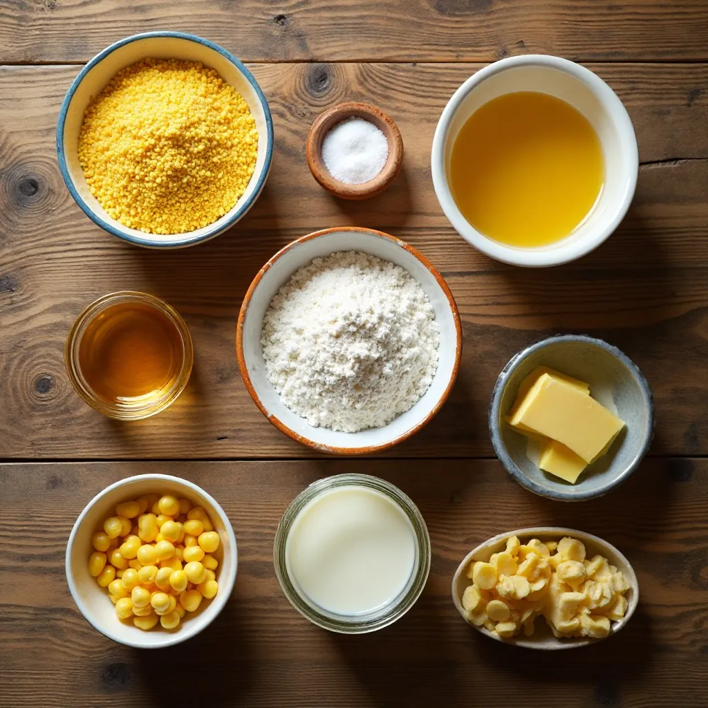 Cornbread Muffins with Honey