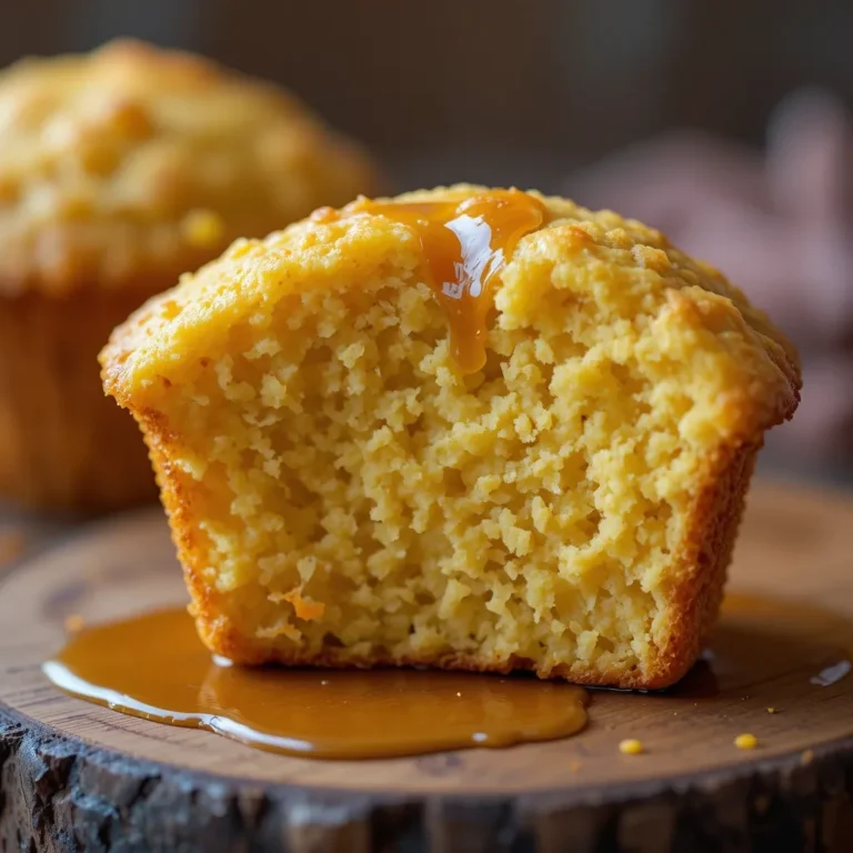Cornbread Muffins with Honey