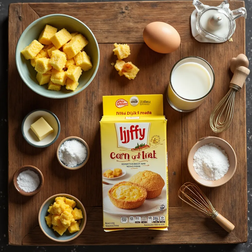 Cornbread Muffins with Jiffy Mix