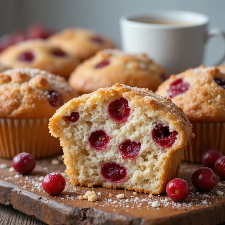 Cranberry Muffins with Yogurt