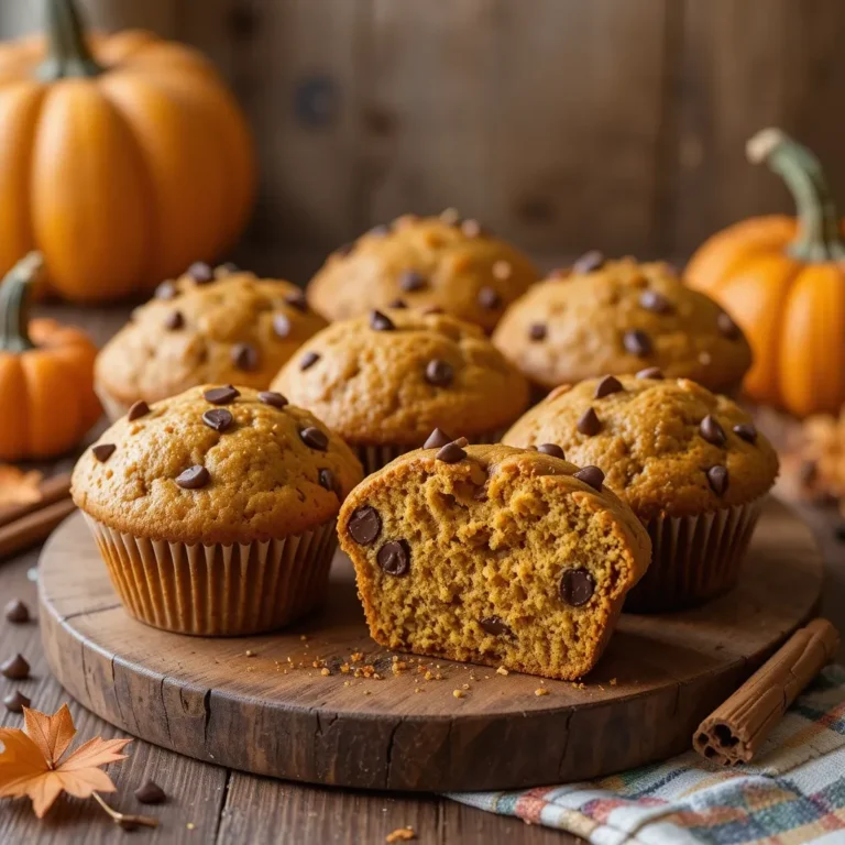 Fluffy Pumpkin Muffins No Eggs