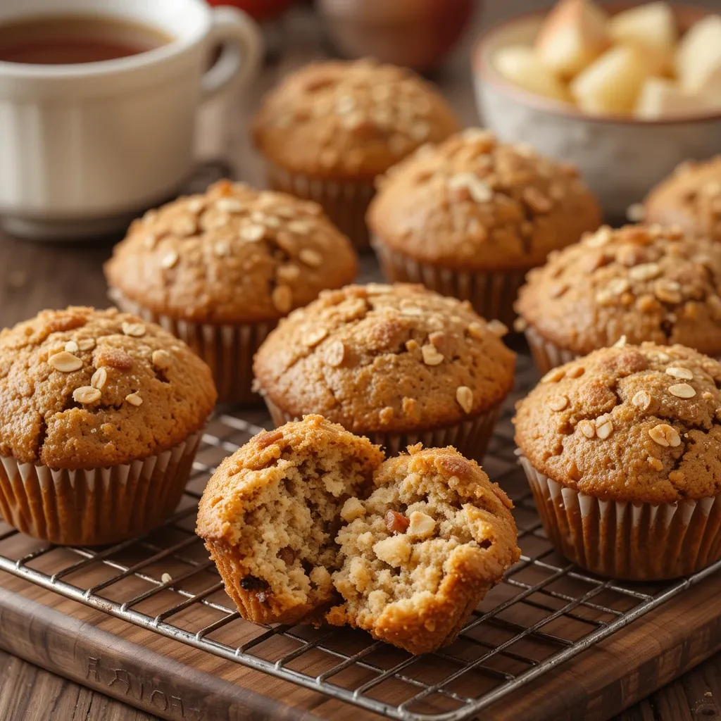 Healthy Apple Cinnamon Muffins