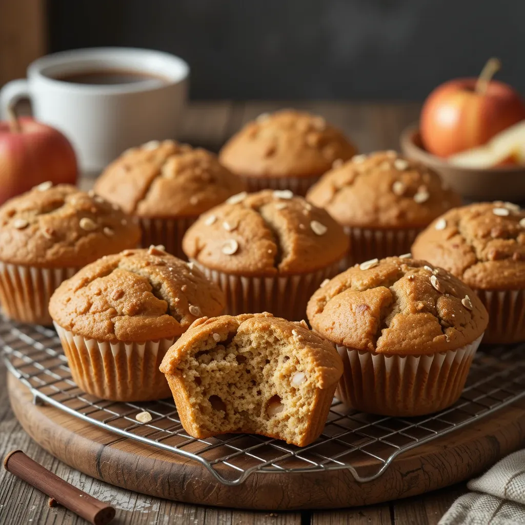 Healthy Apple Cinnamon Muffins