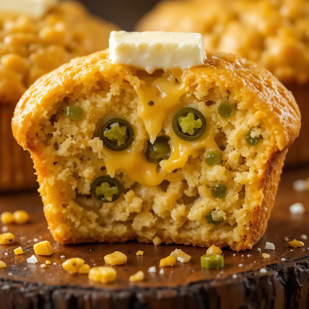 Jalapeno Cornbread Muffins