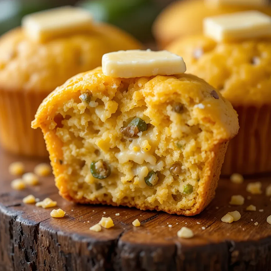 Jalapeno Cornbread Muffins