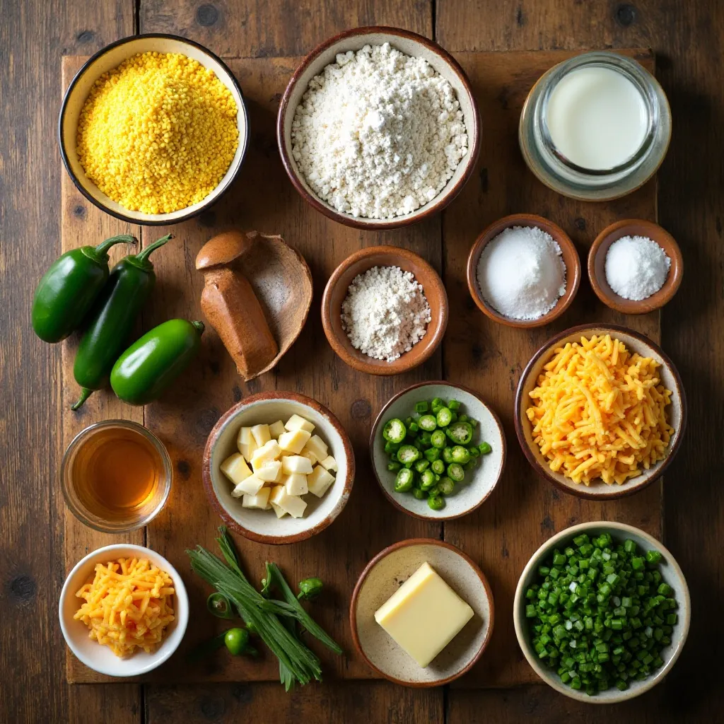 Jalapeno Cornbread Muffins