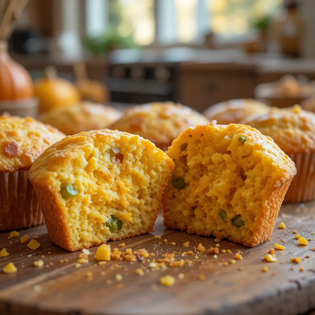 Mexican Cornbread Muffins