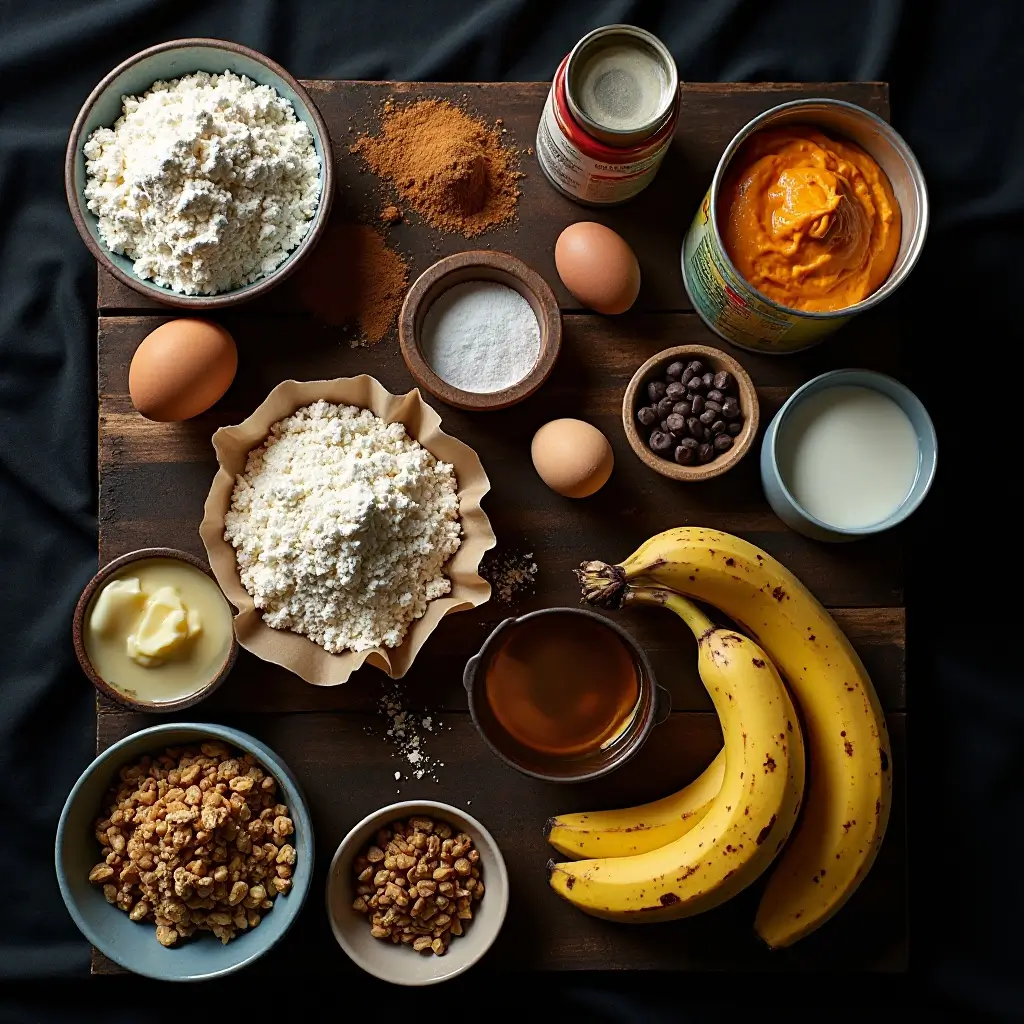 Pumpkin Banana Muffins