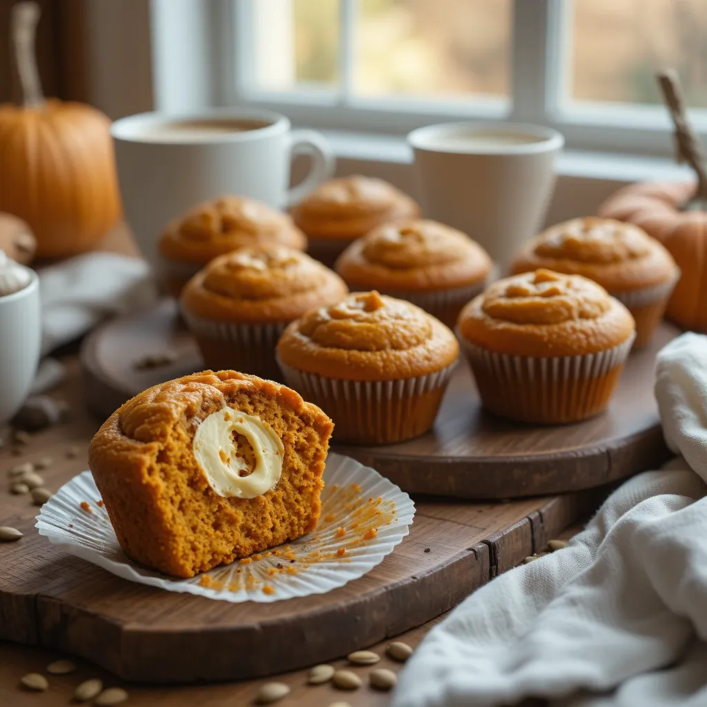 Pumpkin Cheesecake Muffin