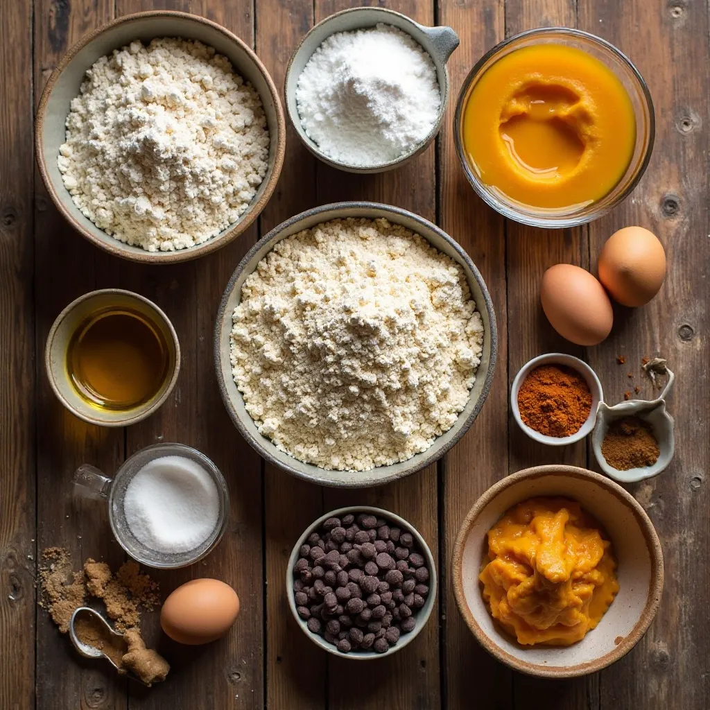 Pumpkin Chocolate Chip Muffins