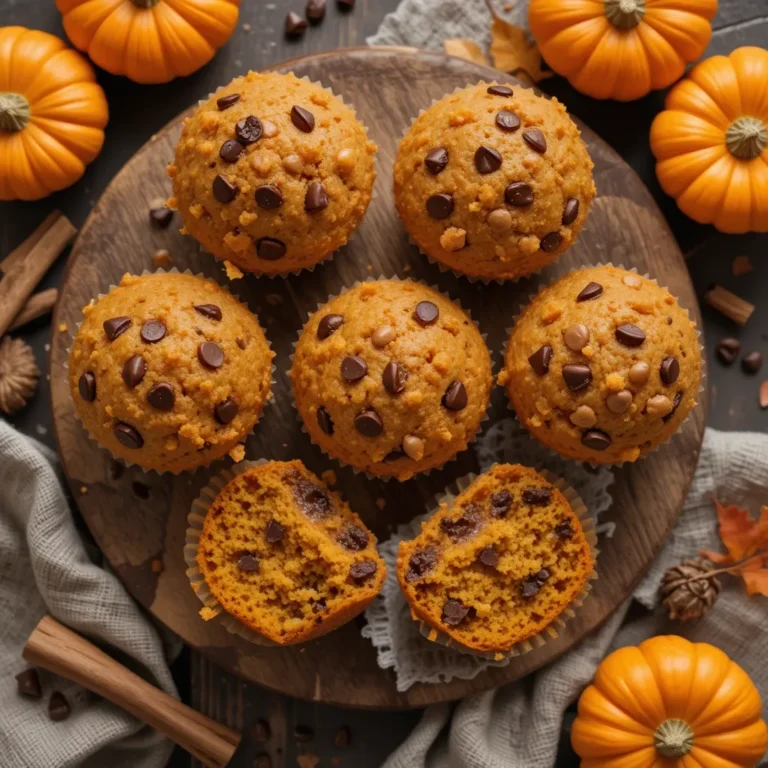Pumpkin Chocolate Chip Muffins
