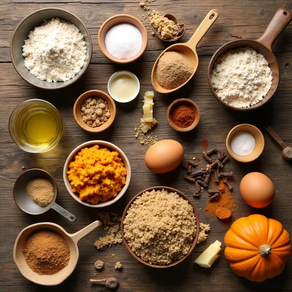Pumpkin Muffins with Crumb Topping