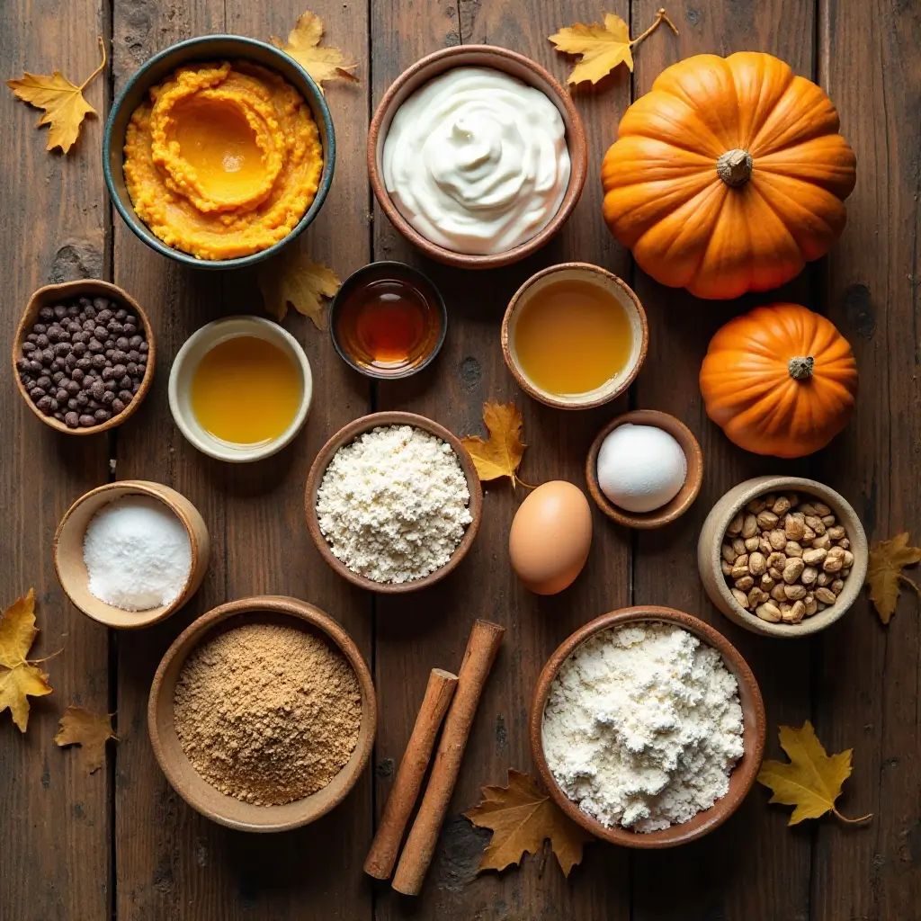 Pumpkin Muffins with Yogurt