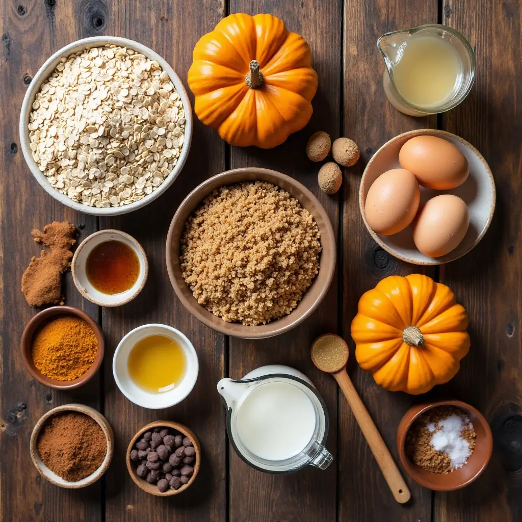 Pumpkin Oat Muffins