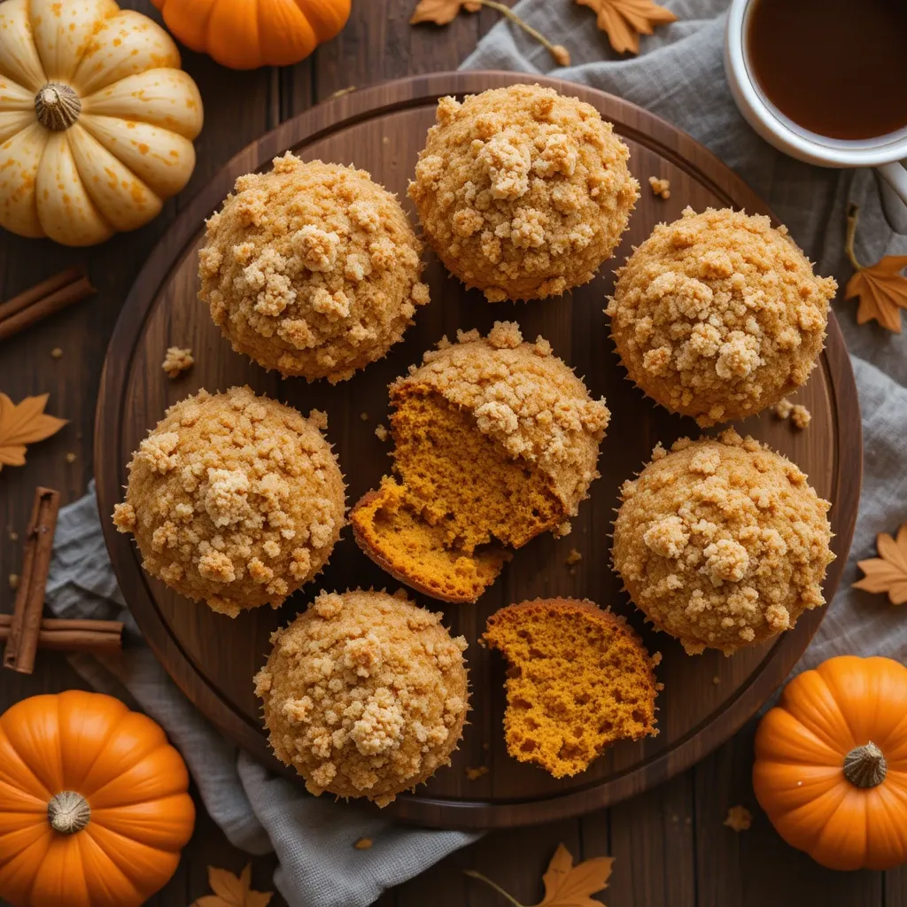 Pumpkin Streusel Muffins