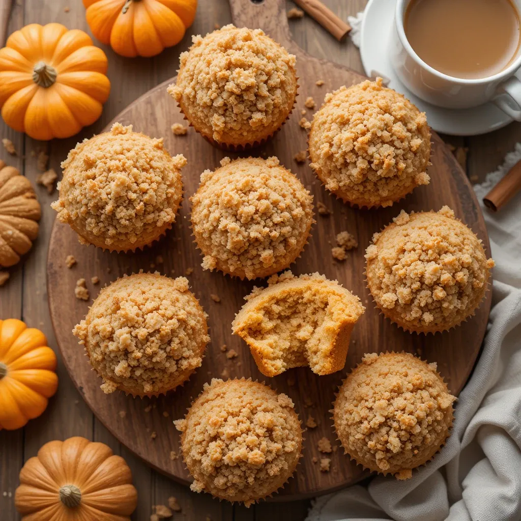 Pumpkin Streusel Muffins