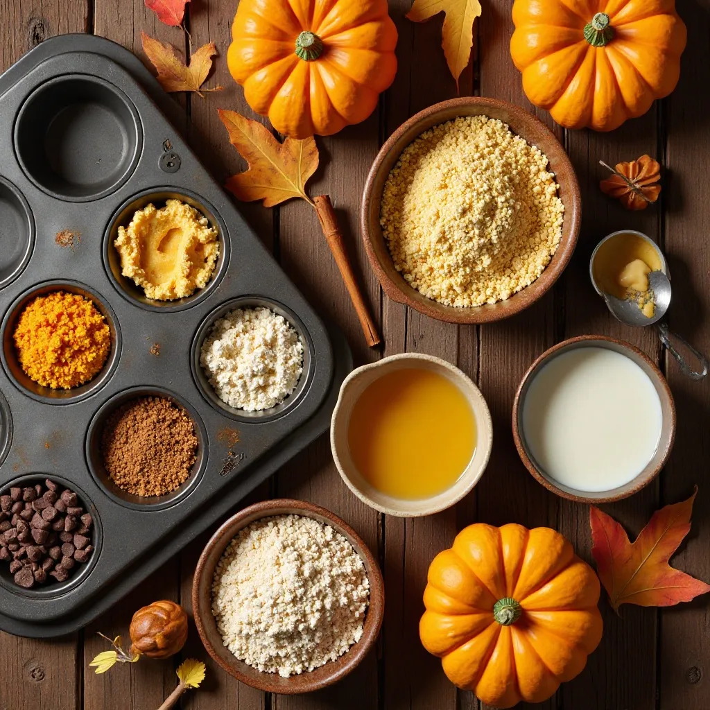 Pumpkin Cornbread Muffins