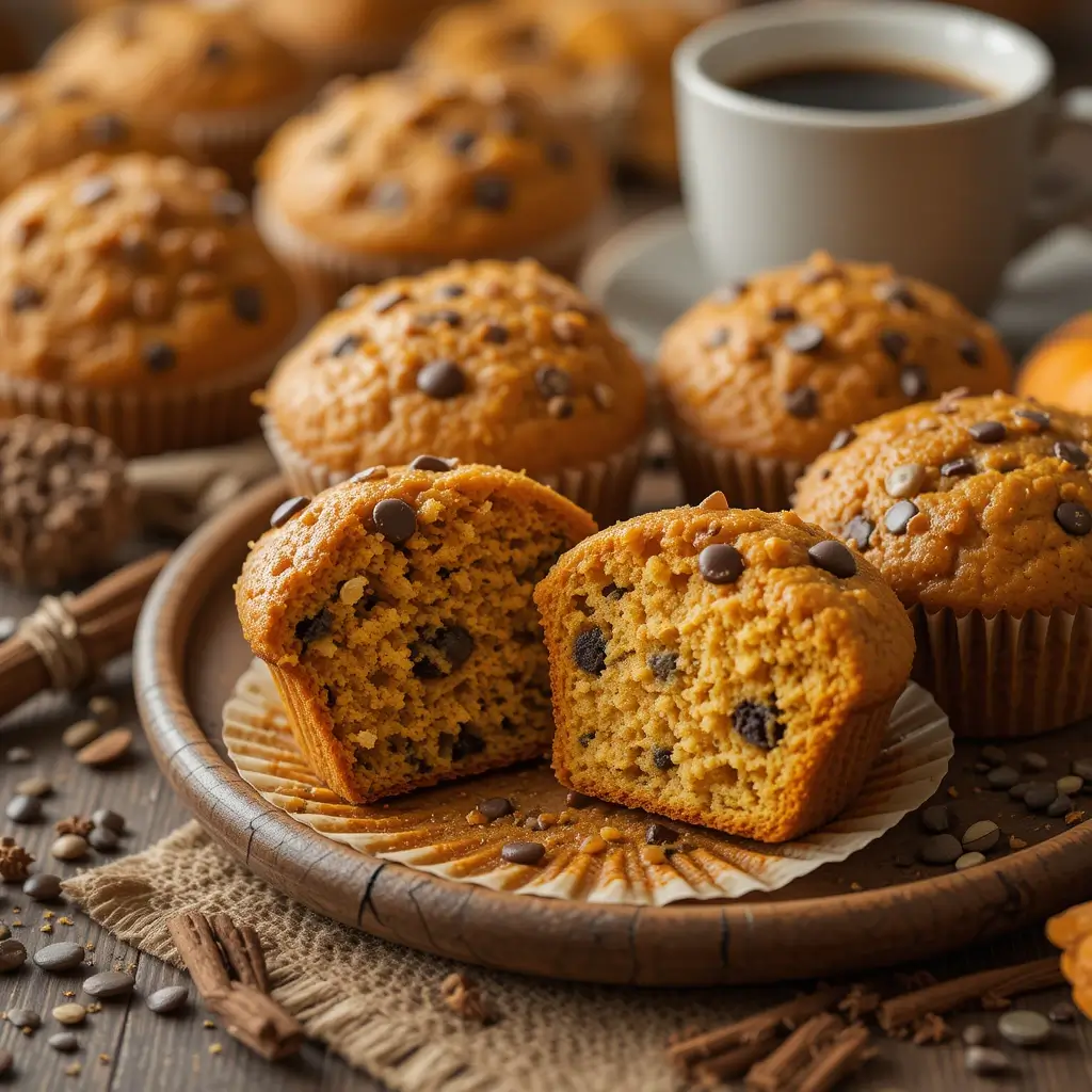 Pumpkin Zucchini Muffins