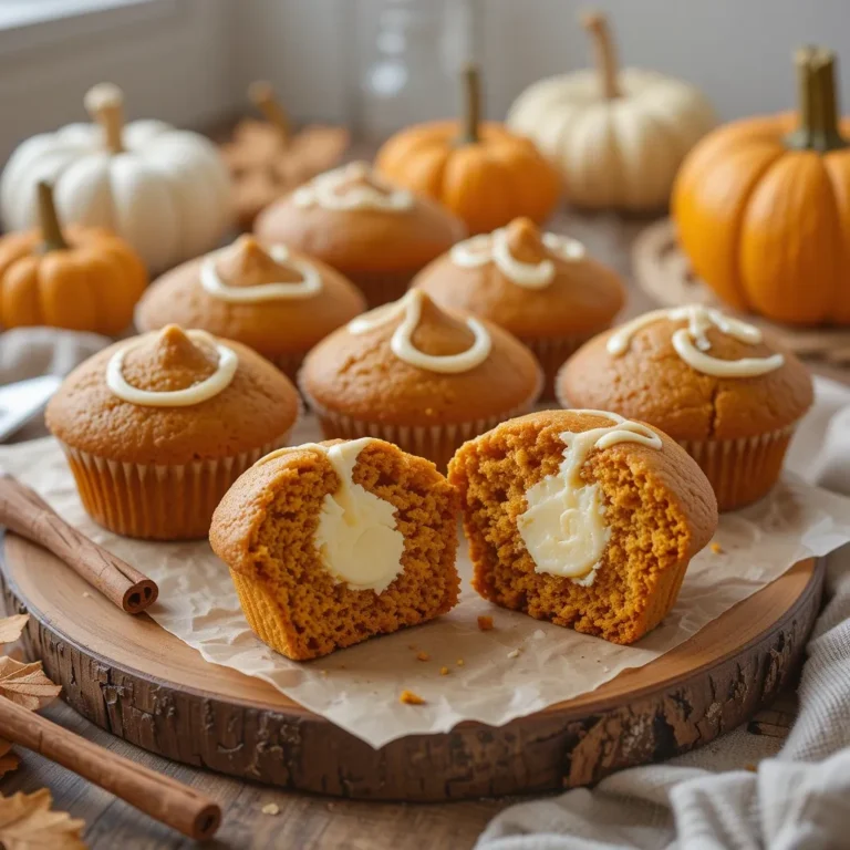 Pumpkin and Cream Cheese Muffins