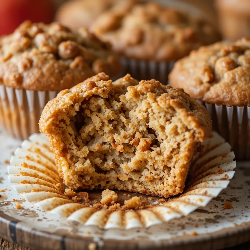 Vegan Apple and Cinnamon Muffins