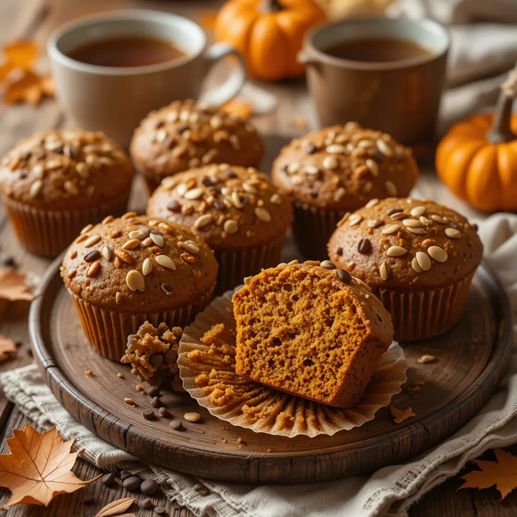 Whole Wheat Pumpkin Muffins