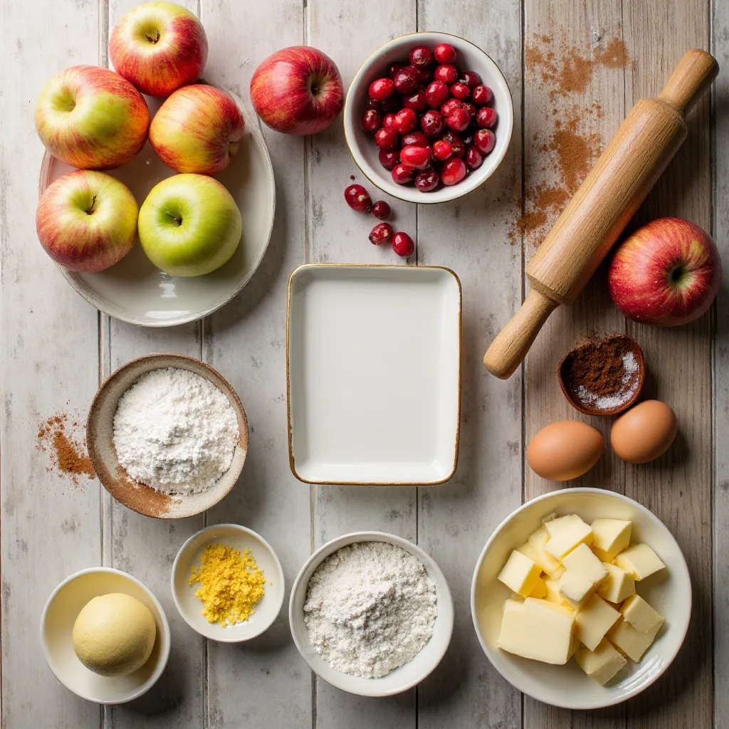 Apple Cranberry Tart