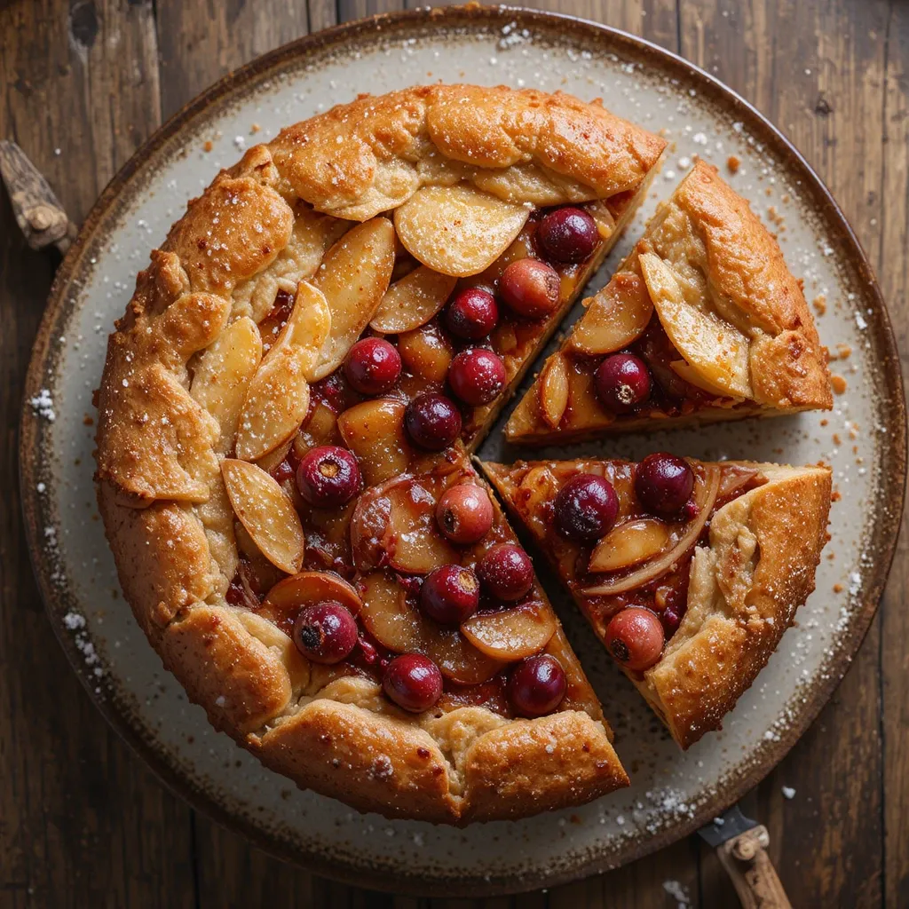 Apple Cranberry Tart