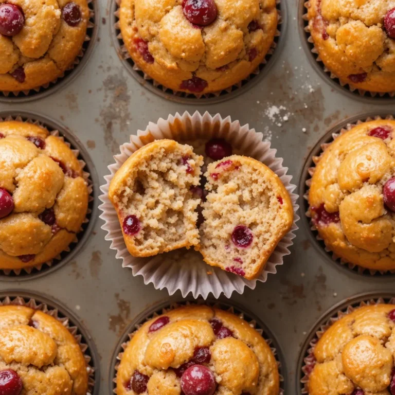 Banana Orange Cranberry Muffins