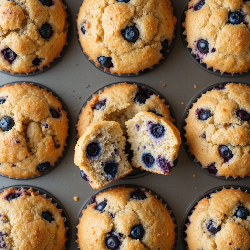 Blueberry Muffins No Eggs